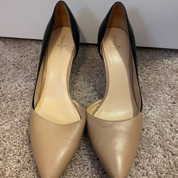 Cole Haan leather 3” high heels (size 9M) - Picture 2 of 4